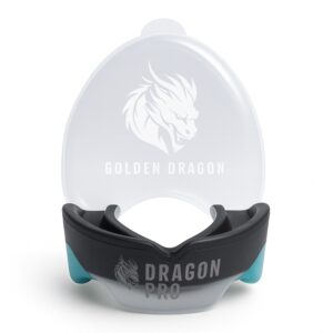 מגן שיניים DRAGON PRO BLACK&TURQUOISE